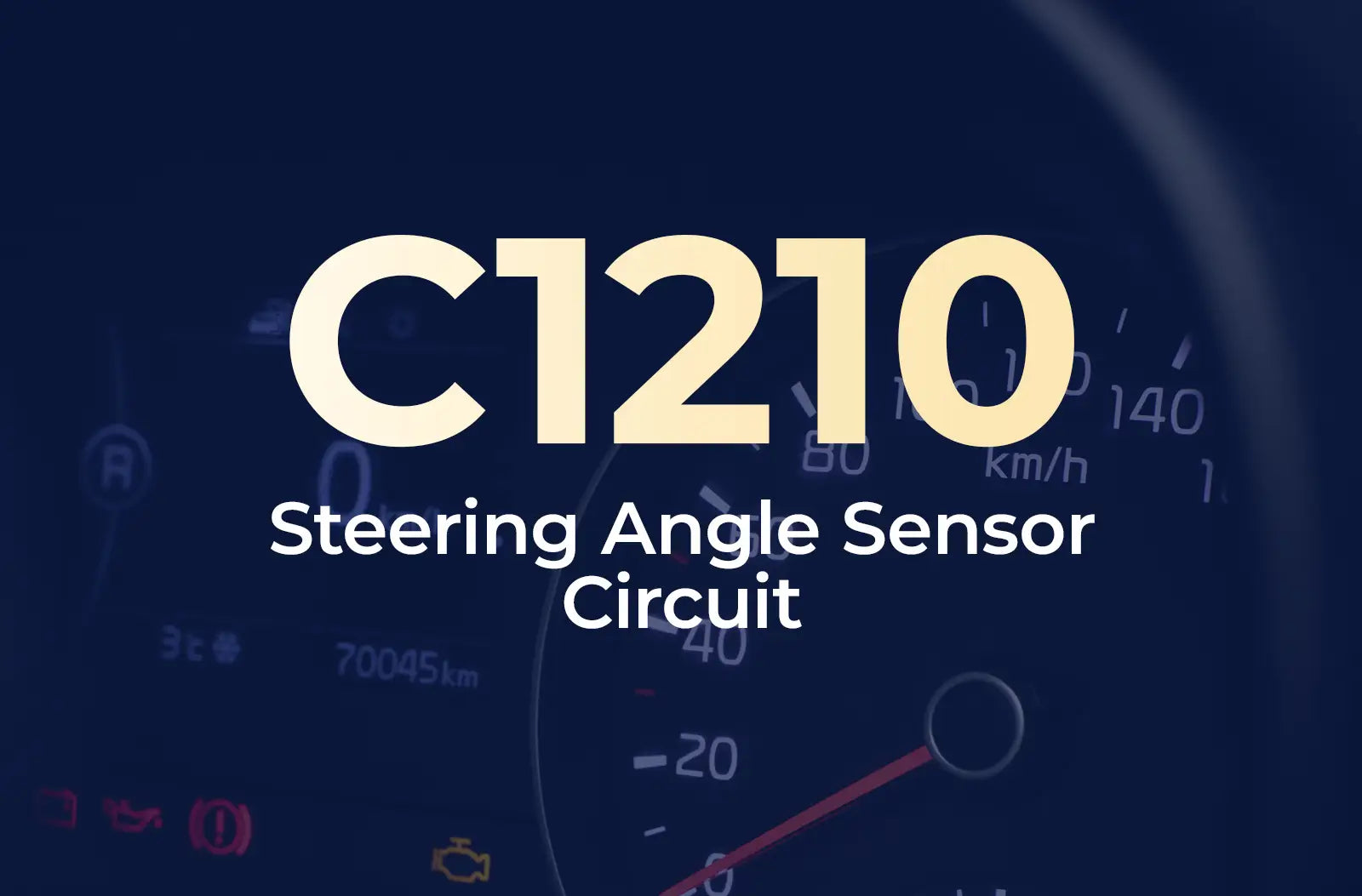 Code C1210: Steering Angle Sensor Circuit – Diagnosing Stability Control and Network Errors