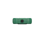 The image displays the top view of the device, showing its thick, textured orange casing and the central port where the diagnostic cable connects. The rugged design features protective ridges along the sides for enhanced durability.