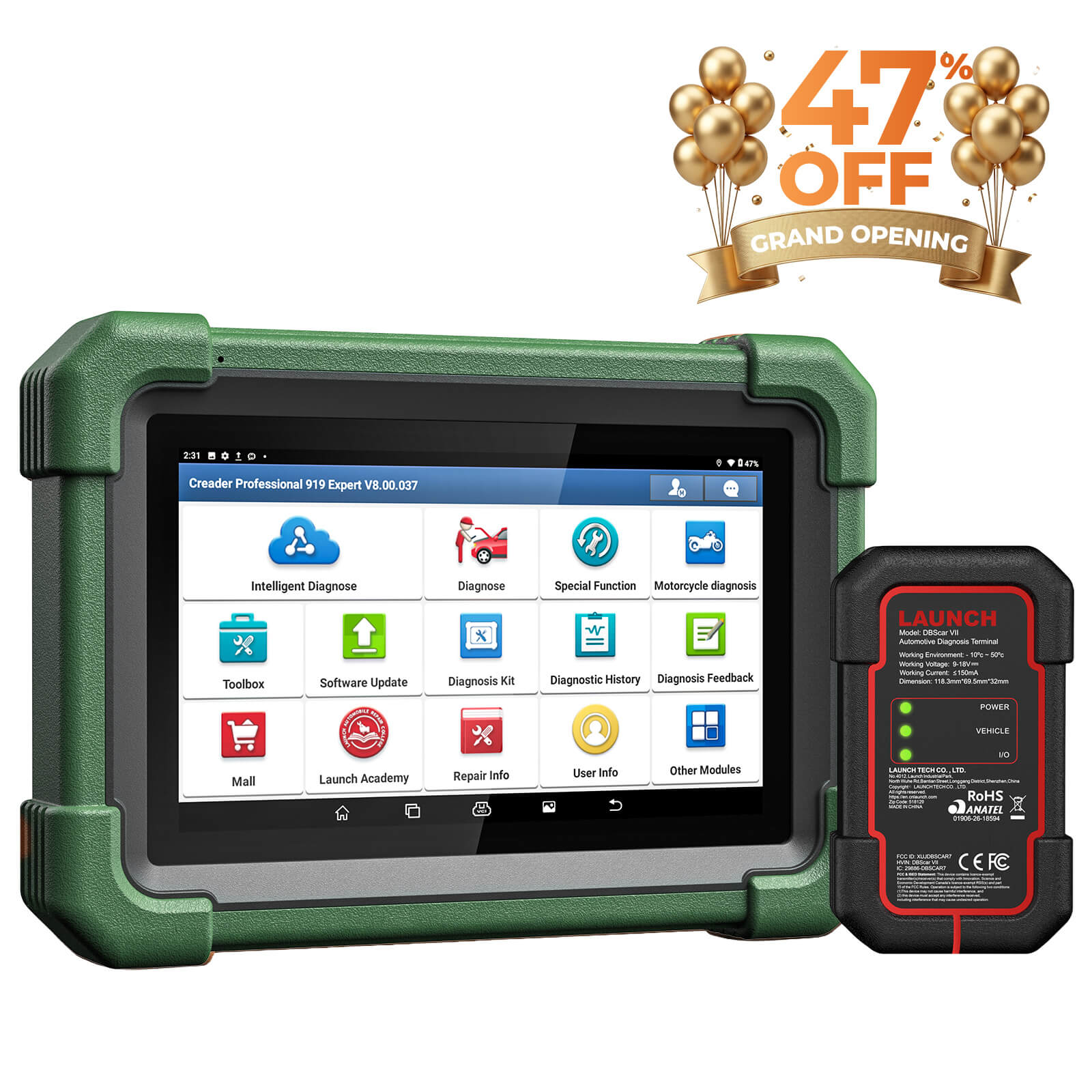 LAUNCH X431 CRP 919 Expert Full System Diagnostic Tool