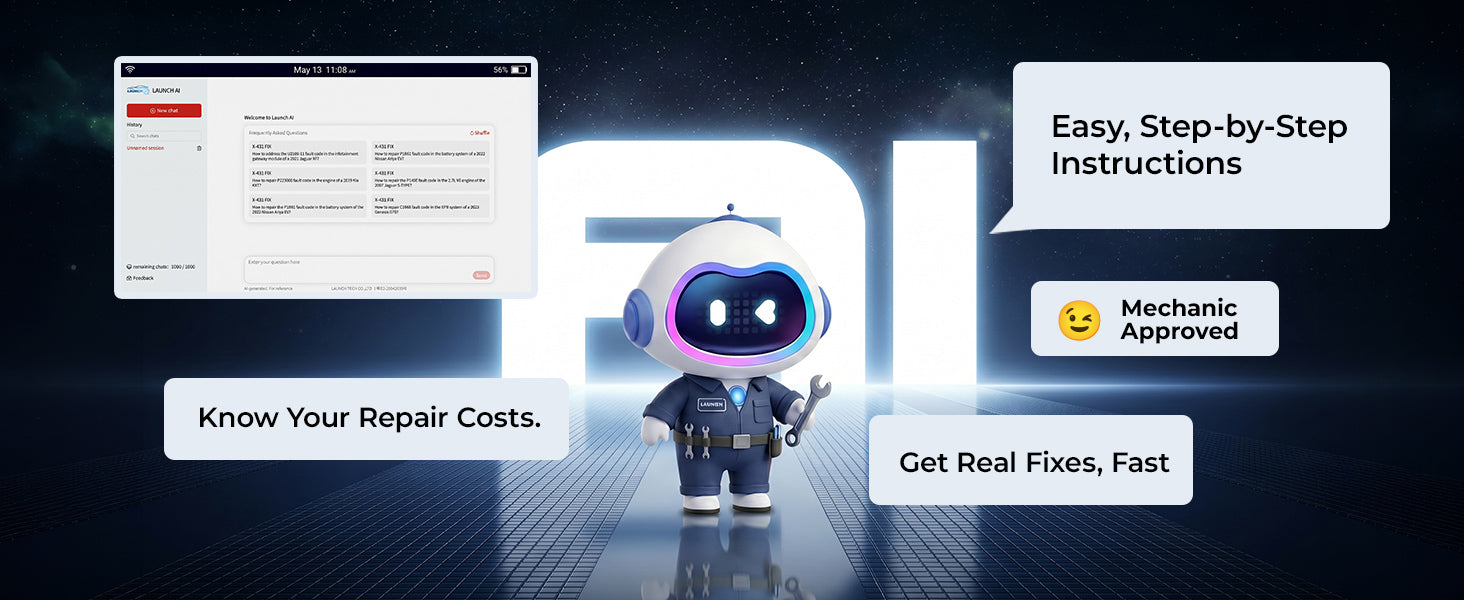 LAUNCH AI – Fault Diagnosis & Repair Guidance